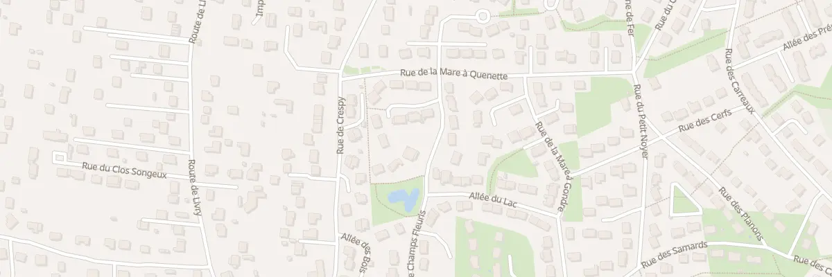 Plan du 195 Rue des Champs Fleuris à Vaux-le-Pénil
