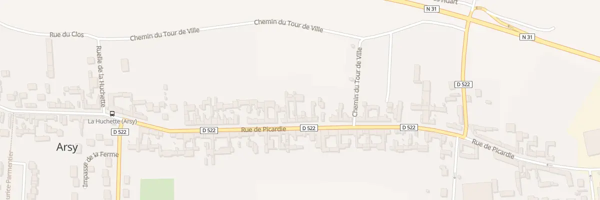 Plan du 50 Rue de Picardie à Arsy