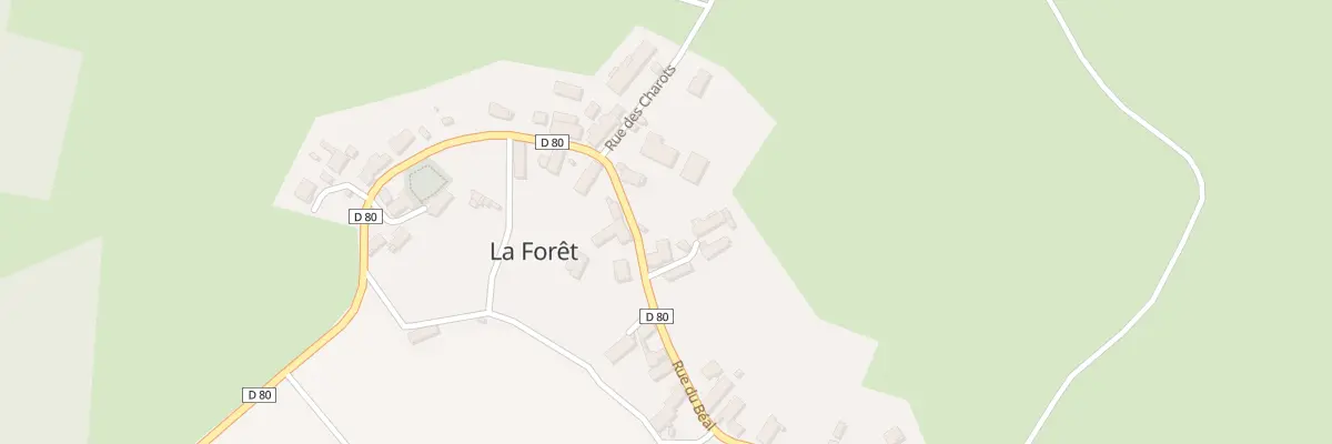 Plan du 5064 La Foret à Cisternes-la-Forêt