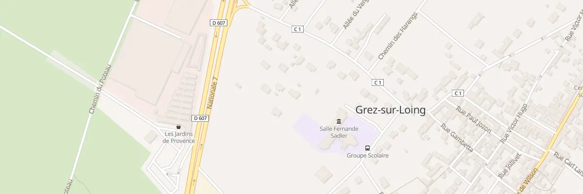 Plan du 59B Rue du Vieux Pont à Grez-sur-Loing