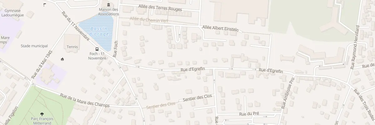 Plan du 375 Rue d’Egrefin à Vaux-le-Pénil