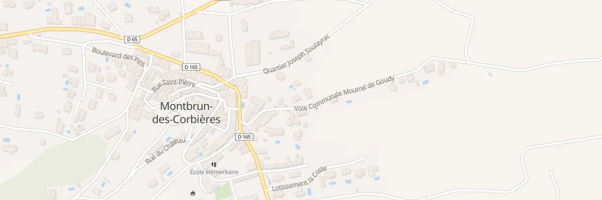 Plan du 8 Mourrel de Goudy à Montbrun-des-Corbières