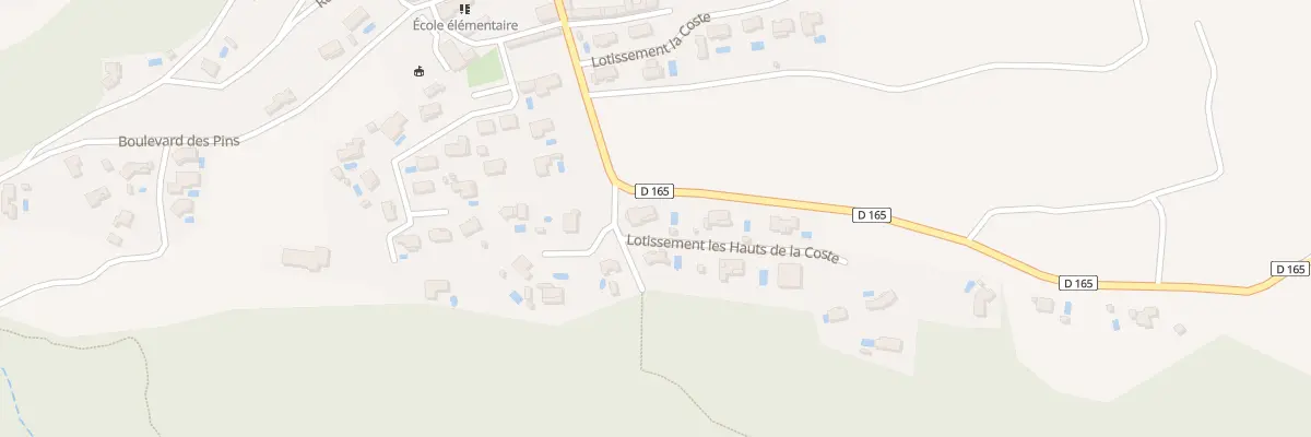 Plan du 2 Lot les Hauts de la Coste à Montbrun-des-Corbières