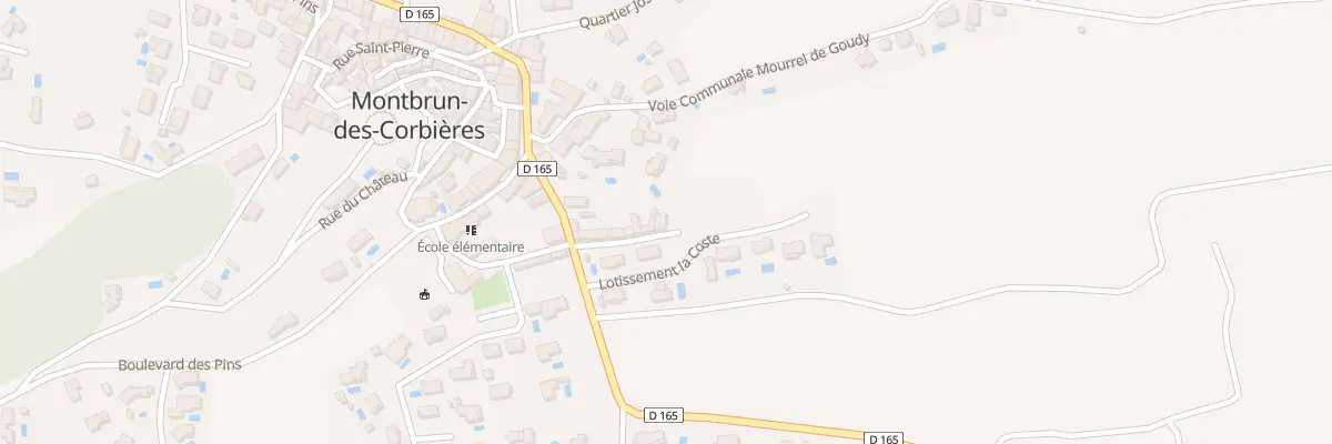 Plan du 14 All des Platanes à Montbrun-des-Corbières