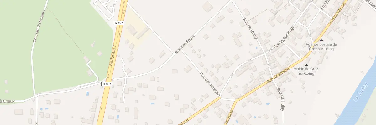 Plan du 1 Rue des Murgers à Grez-sur-Loing