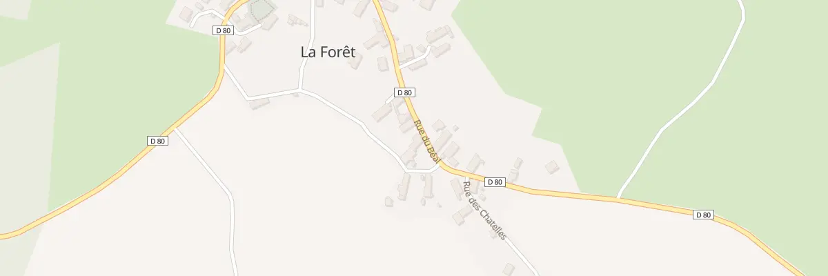 Plan du 5082 La Foret à Cisternes-la-Forêt