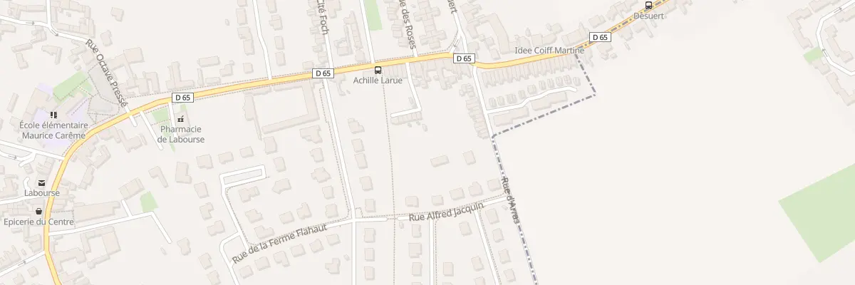 Plan du 12 Rue Jean Jaurès à Labourse