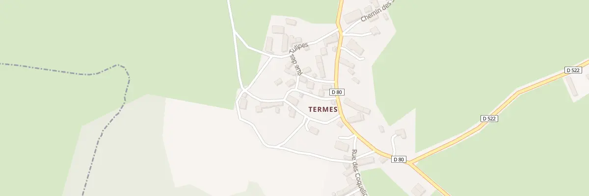 Plan du 5111 Termes à Biollet
