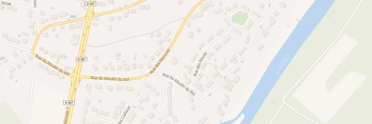 Plan du 5 Rue des Noues à Grez-sur-Loing