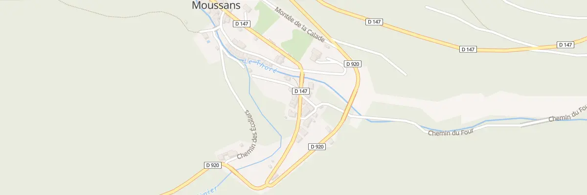 Plan du 5133 Le Village à Verreries-de-Moussans