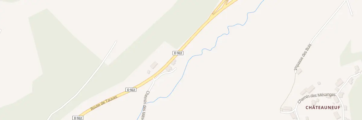 Plan du 5455 Chateauneuf à Saint-Sauves-d’Auvergne