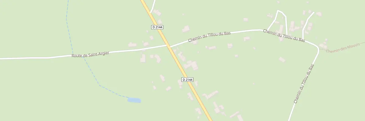 Plan du 2286 Rte de Montluçon à Durdat-Larequille