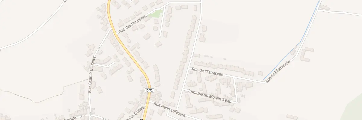 Plan du 131 Rue des Castors à Beuvry