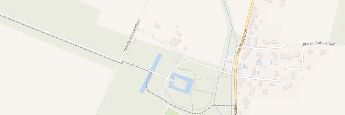 Plan du 100 Rue de Lisledon à Villemandeur