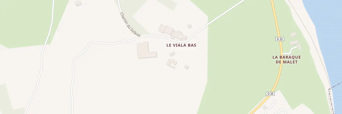 Plan du 5196 Le Viala Bas à Alrance