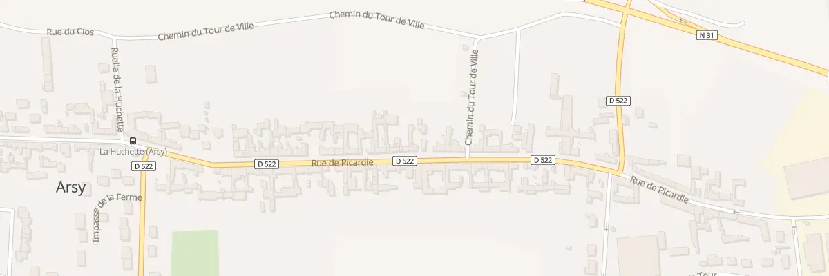 Plan du 46 Rue de Picardie à Arsy