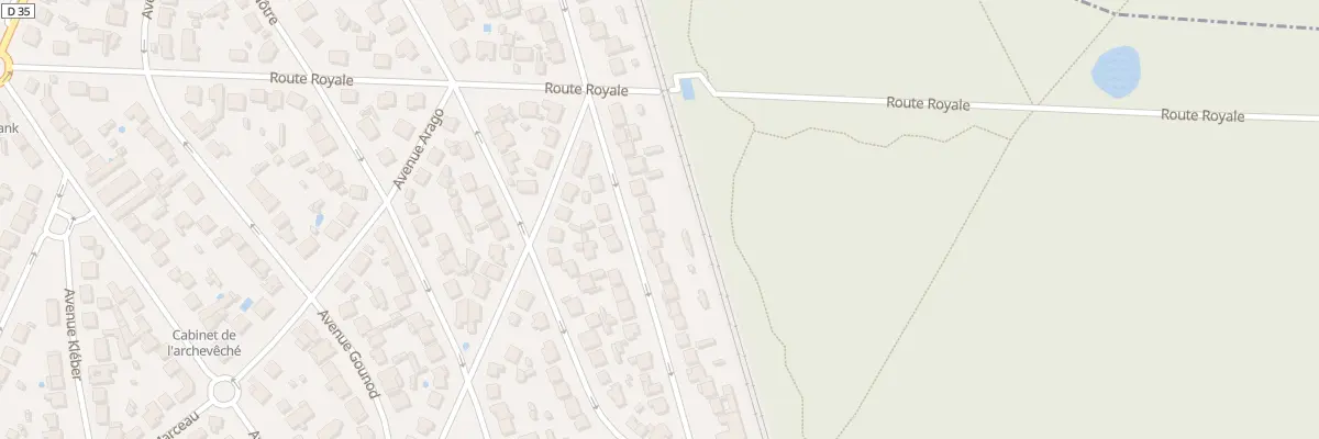 Plan du 33 Av Colbert à Ozoir-la-Ferrière