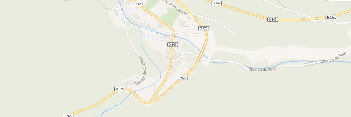 Plan du 6 Rue des Verreries Basses à Verreries-de-Moussans