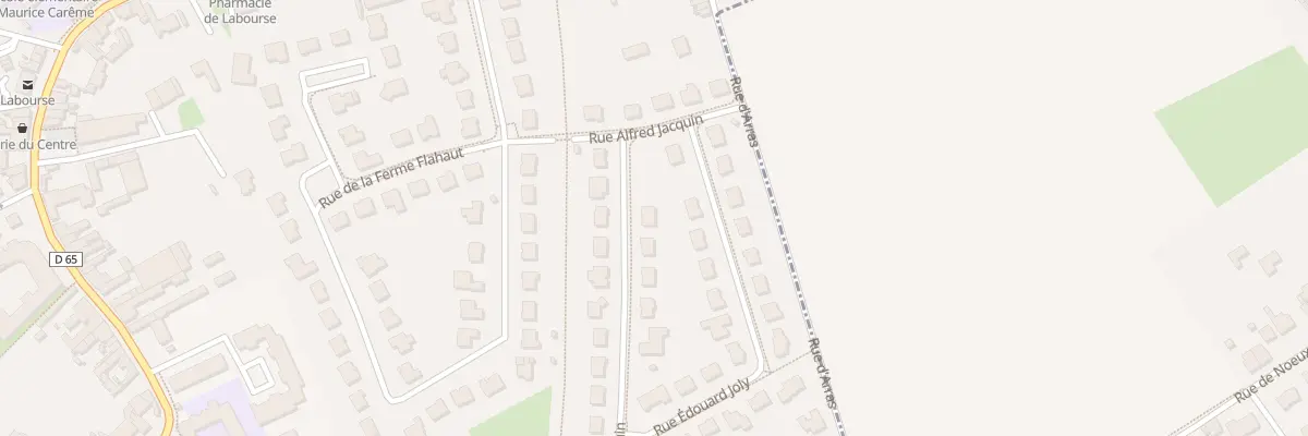 Plan du 4 Rue Alfred Jacquin à Labourse