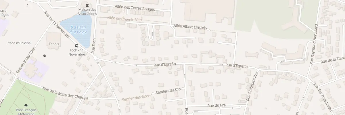 Plan du 419 Rue d’Egrefin à Vaux-le-Pénil
