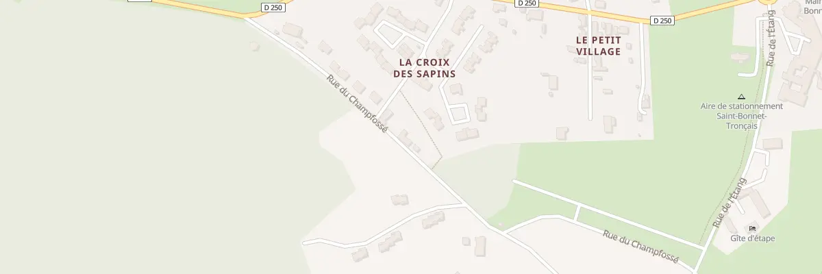 Plan du 4 Rue du Champ Fosse à Saint-Bonnet-Tronçais