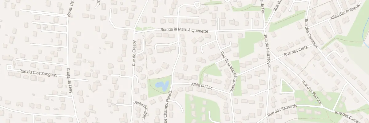 Plan du 200 Rue des Champs Fleuris à Vaux-le-Pénil