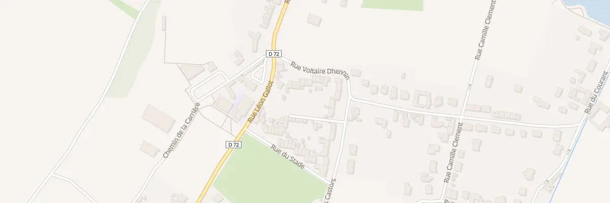 Plan du 54 Rue Voltaire Dhennin à Beuvry
