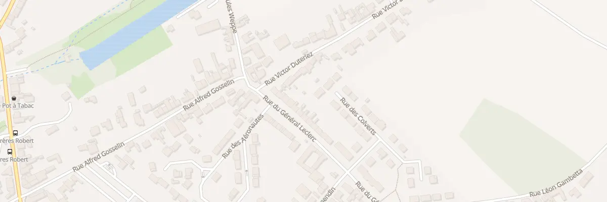 Plan du 93 Rue du Général Leclerc à Beuvry