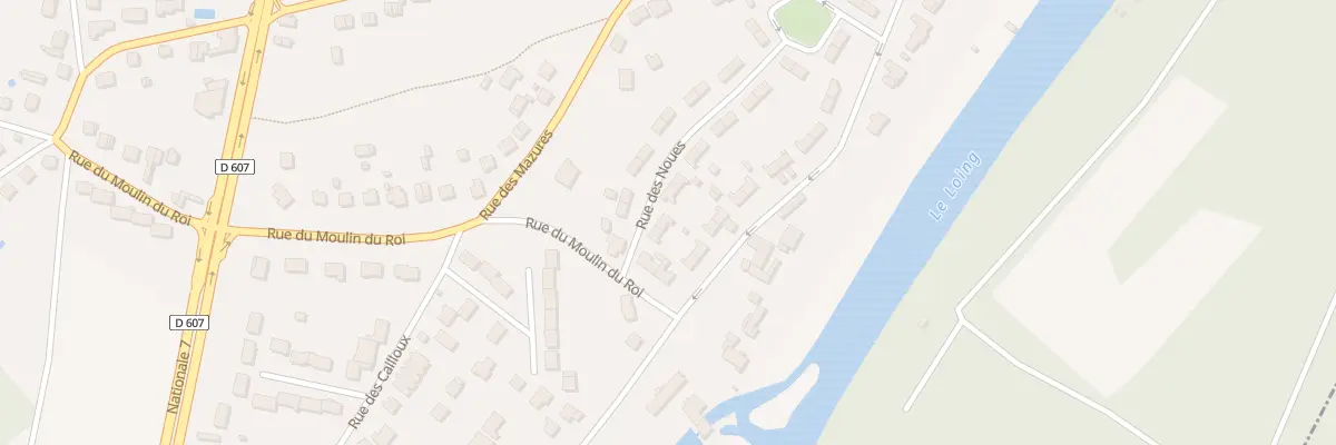 Plan du 6 Rue des Noues à Grez-sur-Loing