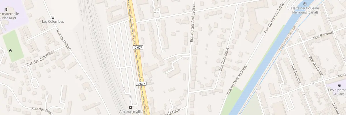 Plan du 23 Rue d’Erceville à Nemours