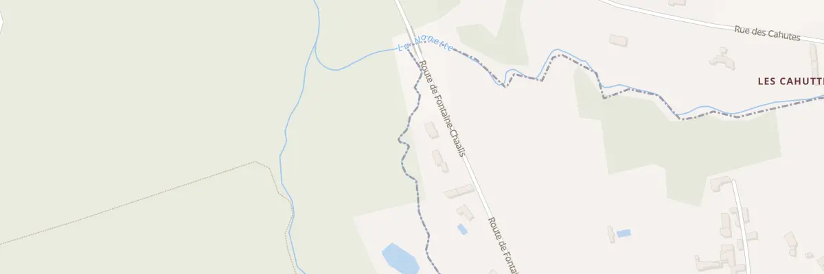 Plan du 1 Rte de Fontaine Chaalis à Fontaine-Chaalis