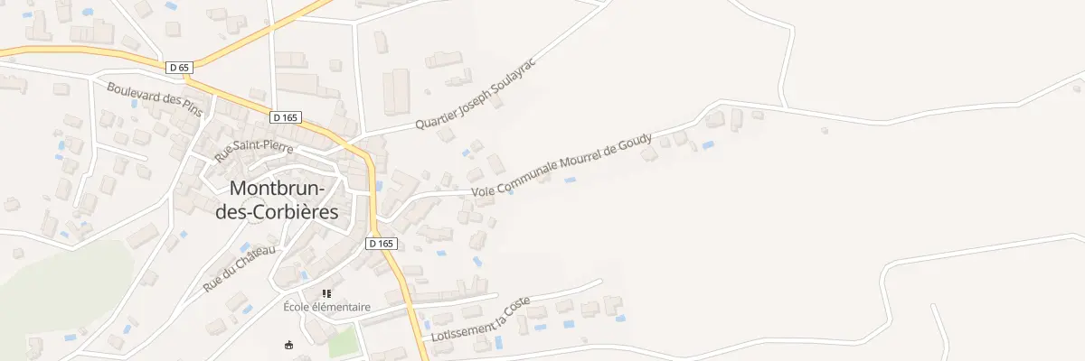 Plan du 7 Vc Mourrel de Goudy à Montbrun-des-Corbières