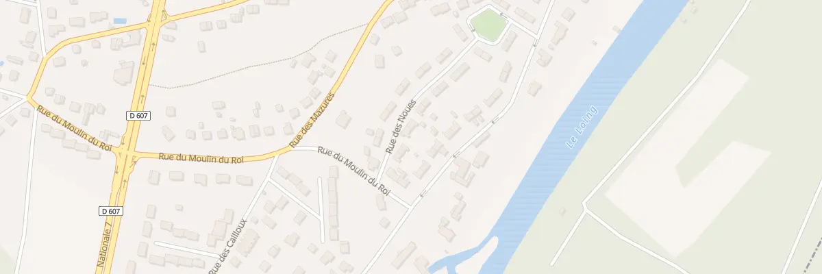 Plan du 8 Rue des Noues à Grez-sur-Loing