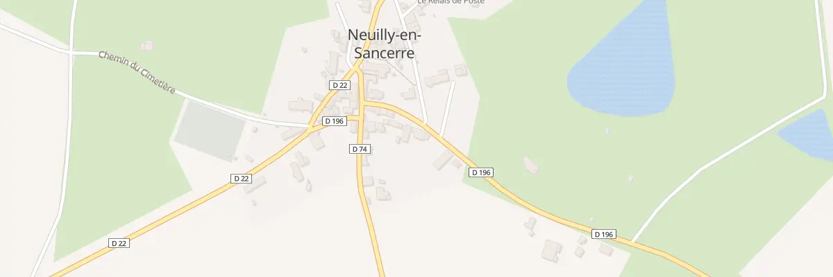 Plan du 72 Rte de la Grande Sauldre à Neuilly-en-Sancerre
