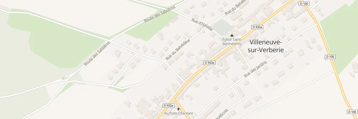 Plan du 23B Rue du Belvédère à Villeneuve-sur-Verberie