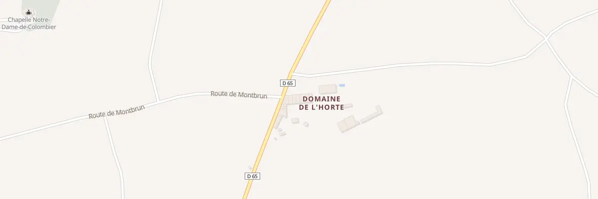 Plan du 134 Le Clus à Montbrun-des-Corbières
