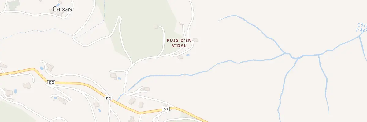 Plan du 41 Puig d’En Vidal à Caixas