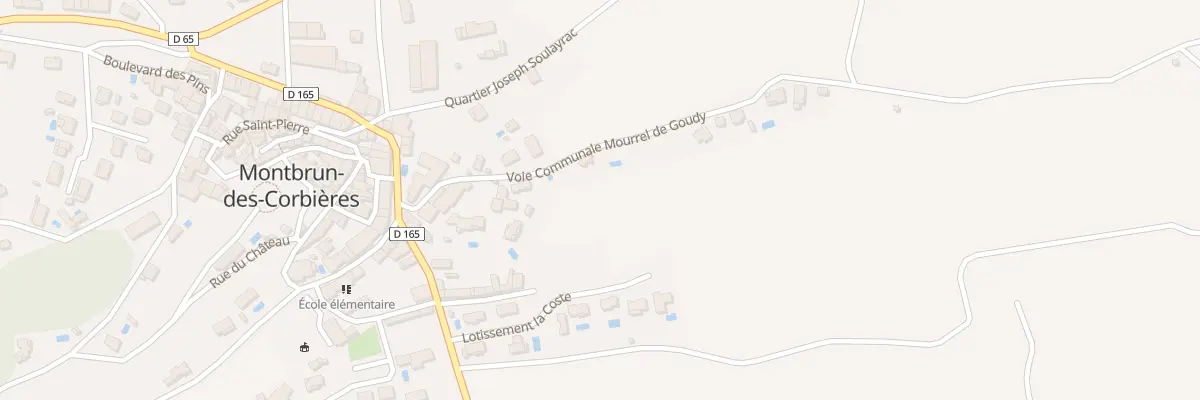 Plan du 7T Mourrel de Goudy à Montbrun-des-Corbières