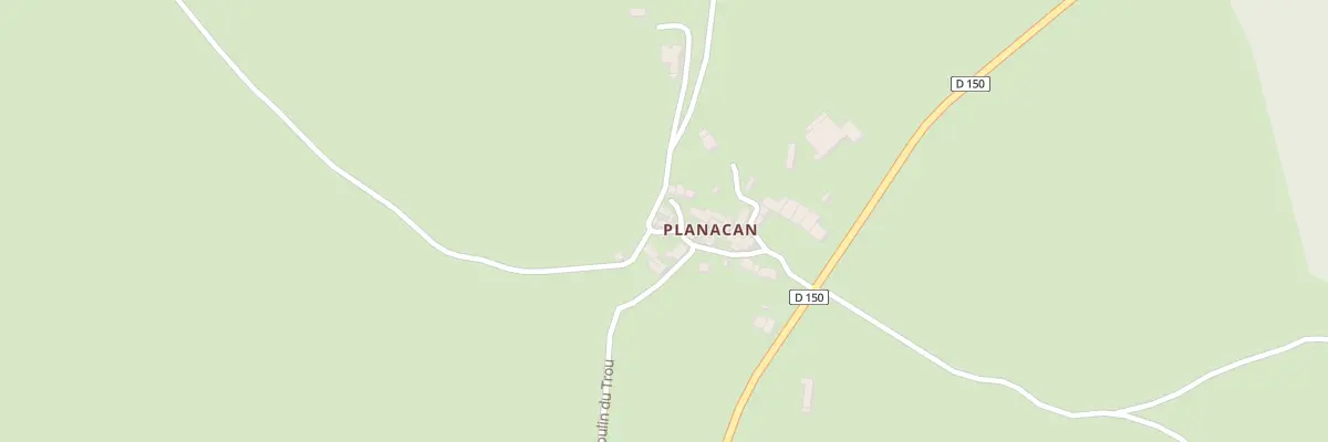 Plan du 5813F Hameau de Planacan à La Salvetat-sur-Agout