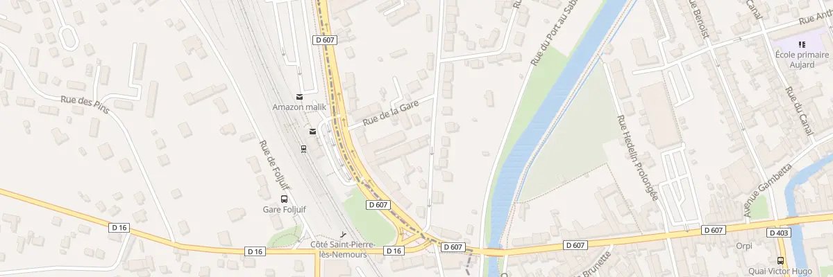 Plan du 12 Av Carnot à Nemours