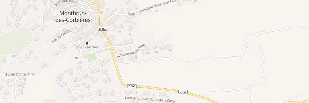 Plan du 9 Lot La Coste 2 à Montbrun-des-Corbières