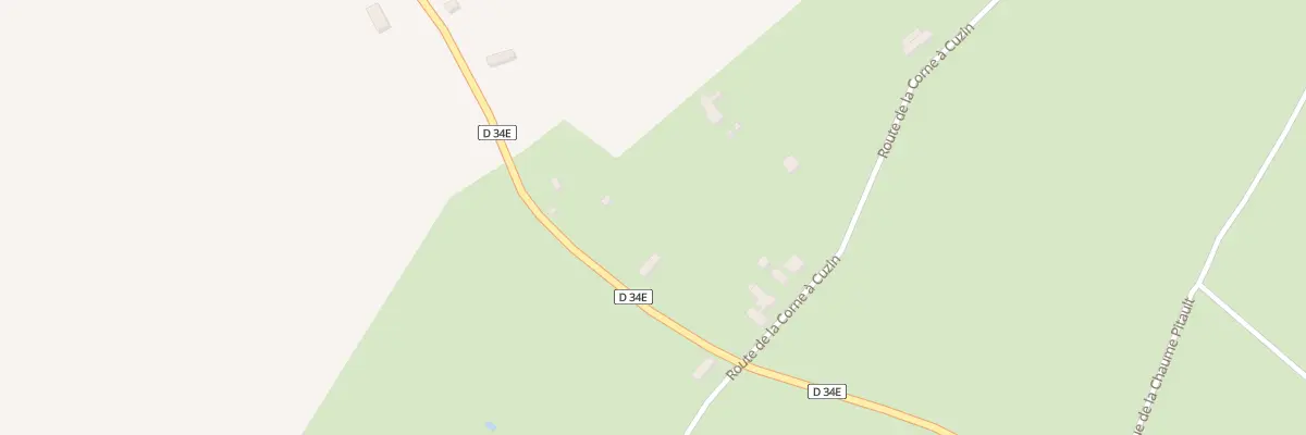 Plan du 208 La Leux à Thaumiers