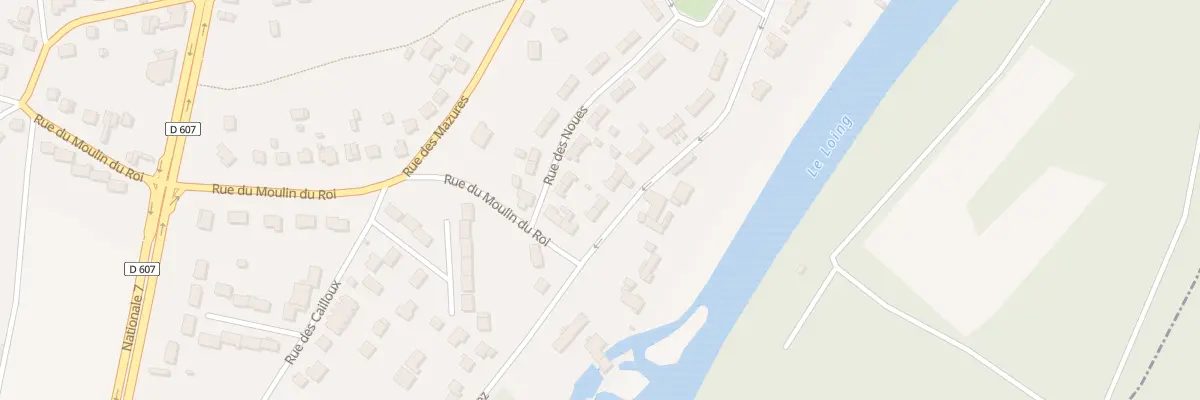Plan du 3 Rue d’Hulay à Grez-sur-Loing