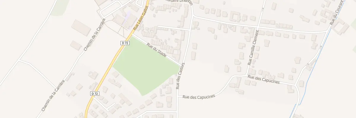 Plan du 429 Rue des Castors à Beuvry