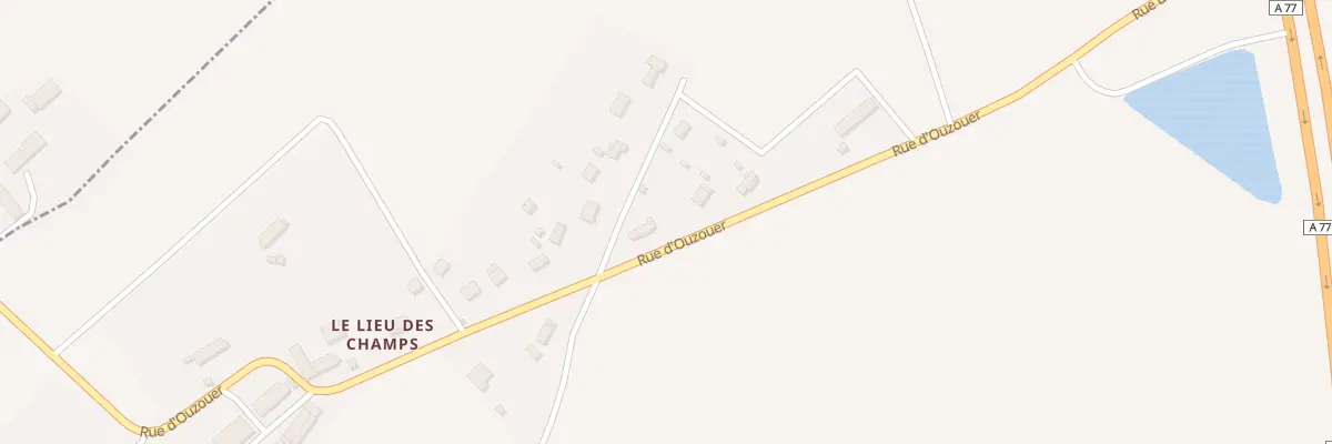 Plan du 5068 La Masure du Chene à Ouzouer-des-Champs
