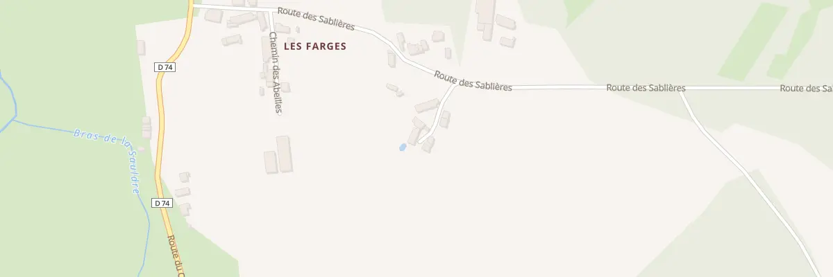 Plan du 118 Les Farges au Noyer