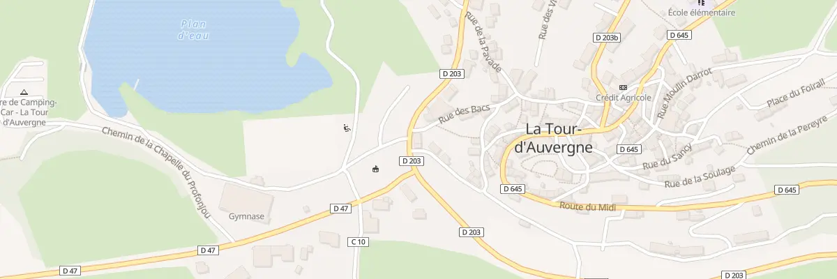 Plan du 5176 Rte de Bagnols à La Tour-d’Auvergne