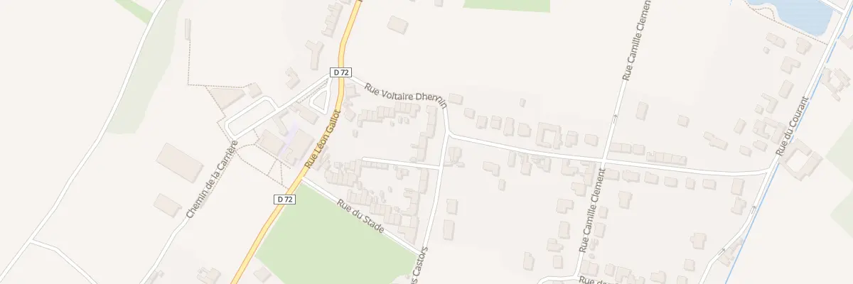 Plan du 535 Rue des Castors à Beuvry