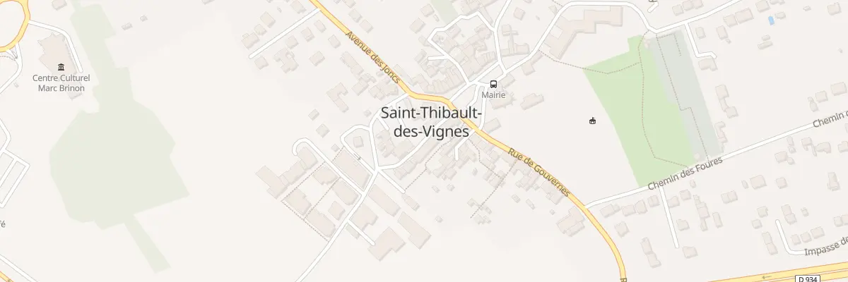 Plan du 5 Pl de l’Eglise à Saint-Thibault-des-Vignes