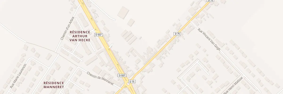 Plan du 17 Rue Alfred de Vigny à Sains-en-Gohelle